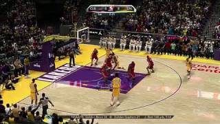 NBA 2K10 Xbox 360 Gameplay - Lakers vs. Cavs