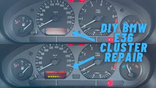 BMW E36 Cluster Repair || Nik's Car Surgeries || BMW Cluster