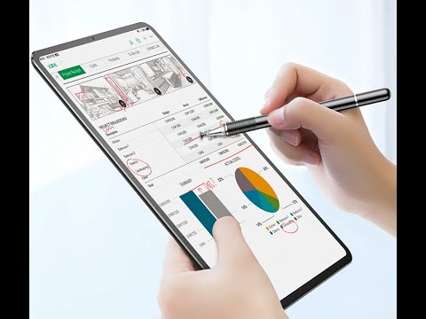 Универсальный Стилус для смартфона и планшета iOS & Android Baseus черный + шариковая ручка - фото 1 - id-p1429274971
