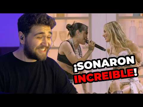 Tini and Maria ROCKED IT TOGETHER LIVE! | TINI, Maria Becerra - Until I Fall in Love | REACTION