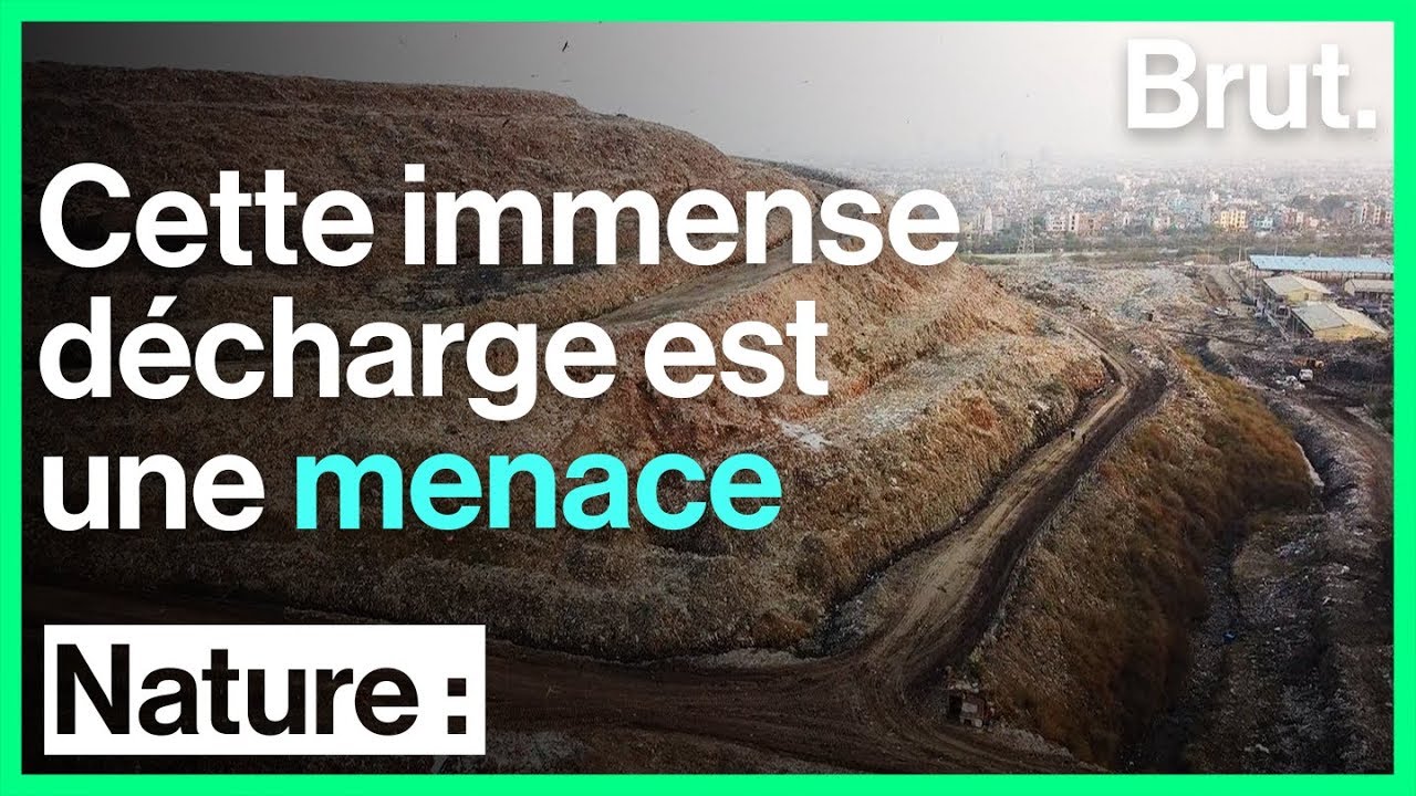 Inde : une décharge bientôt plus haute que le Taj Mahal