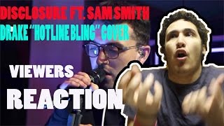 Disclosure - Hotline Bling (Drake cover in the Live Lounge) ft. Sam Smith {VIEWERS REACTION}