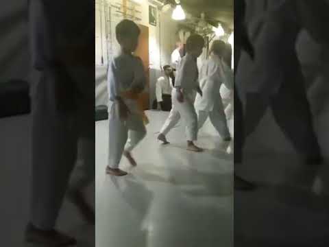 Экзамен на оранжевый пояс по айкидо.