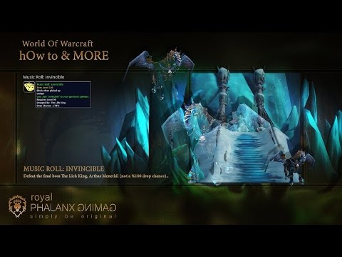 hOw to-Warlords of Draenor Garrison Jukebox Music Roll: Invincible