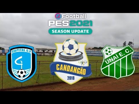 CAPITAL DF X UNAÍ - CAMPEONATO BRASILIENSE - 7ª RODADA 12/02/22 [PES 2021]