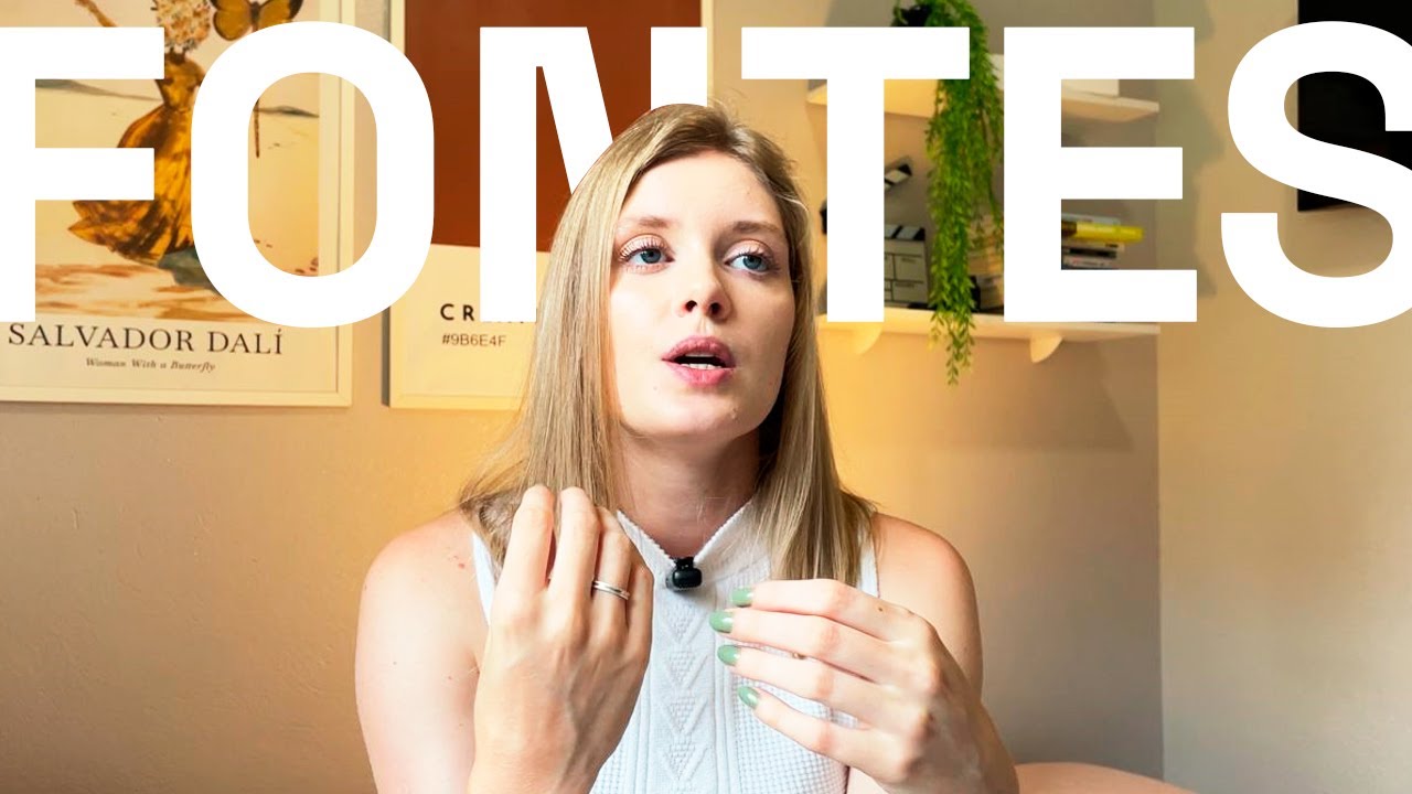 É por este motivo que você NÃO consegue escolher FONTES para seu design