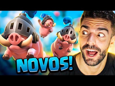 USEI O NOVO DECK DE PORCOS REAIS NO CLASH ROYALE!
