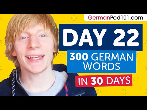 Day 1 10 300 Learn 300 German Words in 30 Days Challenge