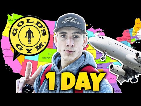 I Flew To L.A. ONLY To Workout at Gold’s Gym Venice!