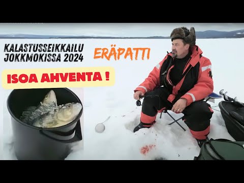 Ahvenpilkillä upeissa maisemissa: JOKKMOKK, RUOTSI 2024