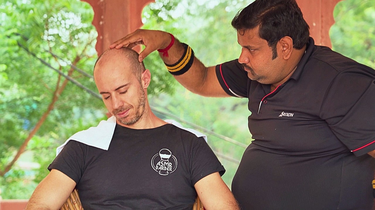 ASMR Indian Barber Magic 💆 Head Massage That Puts You to Sleep