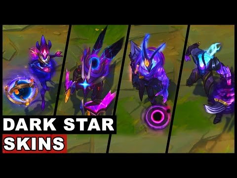 All Dark Star Skins Orianna Kha'Zix Thresh Varus - Old and New Skins Spotlight (League of Legends)