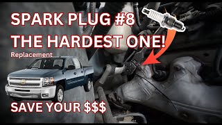 Chevy Silverado 5.3L Spark Plug #8 Replacement | The Hardest Plug Made EASY! 2007-2013 Any GM V8