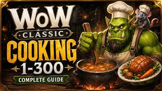 WoW Classic Cooking Leveling Guide 1-300 | Horde & Alliance (With Best Recipes & Buffs)
