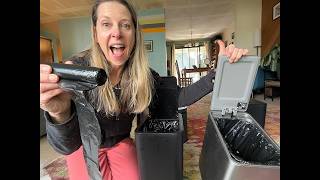 Watch me DEMO These Bags on my Small Trash Bins!