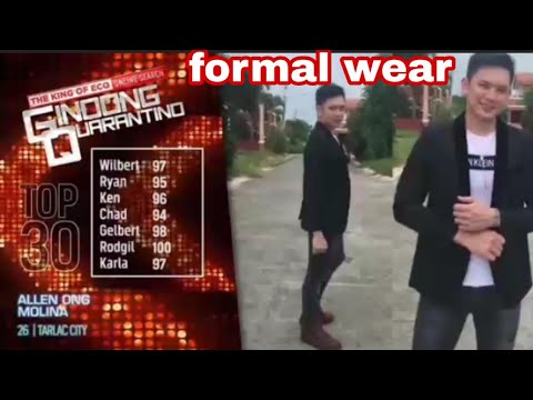 GINOONG QUARANTINO 2020 (FORMAL ATTIRE)