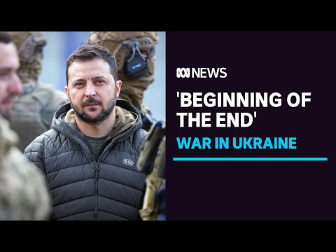 Ukrainian President visits liberated city of Kherson | ABC News