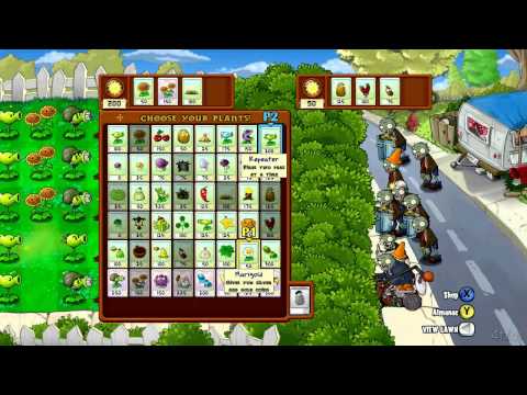 plants vs zombies xbox 360 youtube