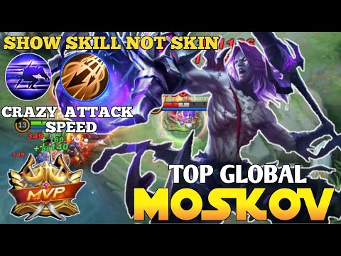 NO SKIN MOSKOV FEARLESS EXECUTION/TOP 1 GLOBAL MOSKOV BY: KRAKEN YT |MLBB