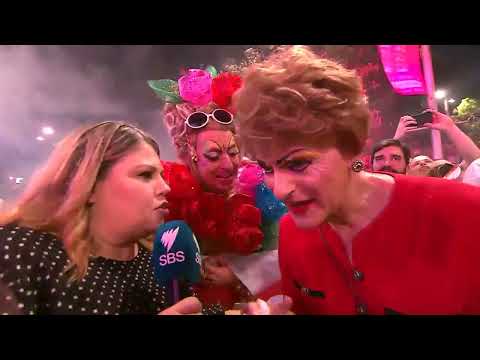 Pauline Pantsdown - Interview at Mardi Gras 2018