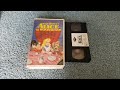 Opening Closing To Alice In Wonderland 1986 White Clamshell VHS