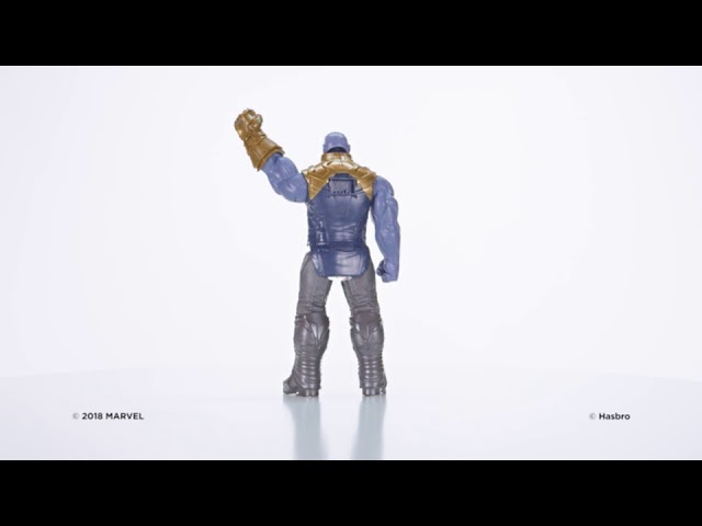 Vídeo relacionado con Marvel Avengers Titan Hero Series - Thanos - Figura de acción Deluxe de 30 cm - Juguete de superhéroes para niños y niñas a Partir de 4 años