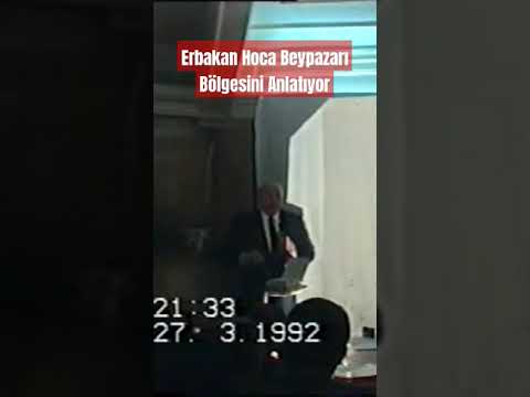 Erbakan Beypazarı'ndaki sodayı anlatıyor