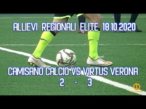 CAMISANO CALCIO  vs VIRTUS VERONA  - ALLIEVI REGIONALI ELITE  - 18.10.2020