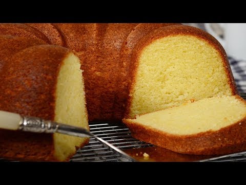 Cream Cheese Pound Cake Recipe Demonstration - Joyofbaking.com