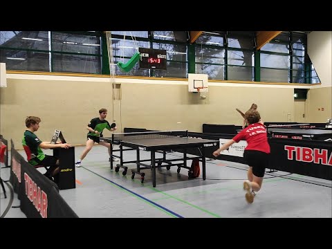 Jungen NRW-Liga - DJK Franz-Sales-Haus vs TUSEM Essen - Leon Köhler vs Jona Philippe Seisel