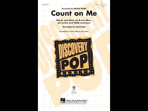 Song Count On Me Choral And Vocal Sheet Music Arrangements