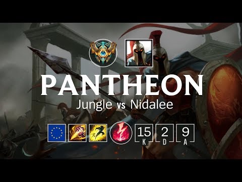 Pantheon Jungle vs Nidalee - EUW Challenger Patch 8.15