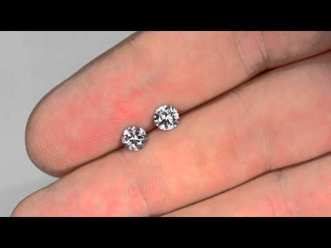 1ct grey Spinel - 5mm pair