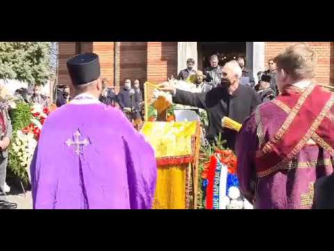 Opelo Predragu Živkoviću Tozovcu na Novom Groblju