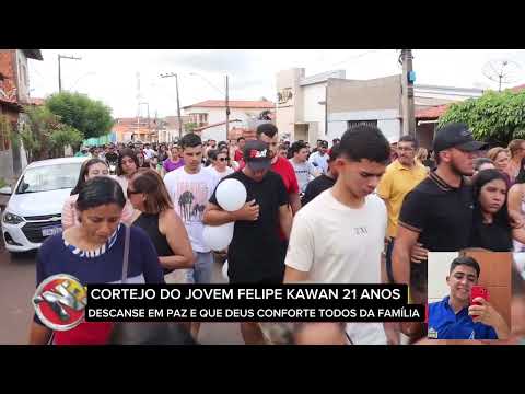 Último adeus a Felipe Kawan - acidente MA 012 Poção de Pedras 