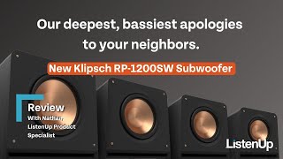 Video thumbnail for Klipsch RP-1200SW Subwoofer Breakdown & Review by ListenUp