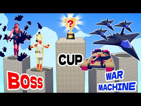 SUPER TOURNAMENT of ALL BOSS vs WAR MACHINE UNIT | TABS - Totally Accurate Battle Simulator