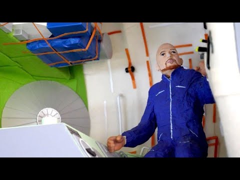 Liegestütze statt Weihnachtsstress für Alexander Gerst