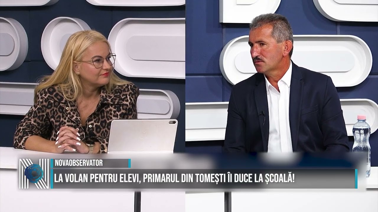 La volan pentru elevi, primarul din Tomești îi duce la școală!