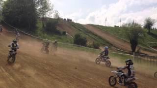 preview picture of video 'mario59600 motocross avesnes sur helpe 20 mai 2012 départ petit cousin Mathéo Miot'