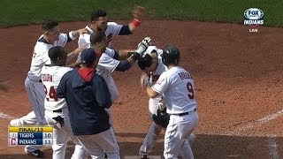 Indians walk off on balk in the 13th inning