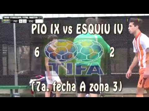 6 PIO IX vs ESQUIU IV 2 - 7a  fecha A zona 3 - 28/08/2016