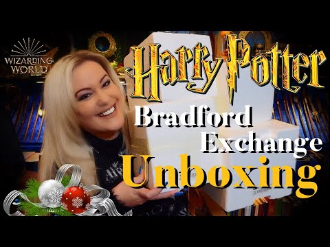 FIRST LOOK - HUGE HARRY POTTER BRADFORD EXCHANGE SHOPPING HAUL UNBOXING | VICTORIA MACLEAN