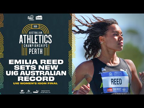 U16 Women's 100m Final | 2025 Australian Athletics Championships