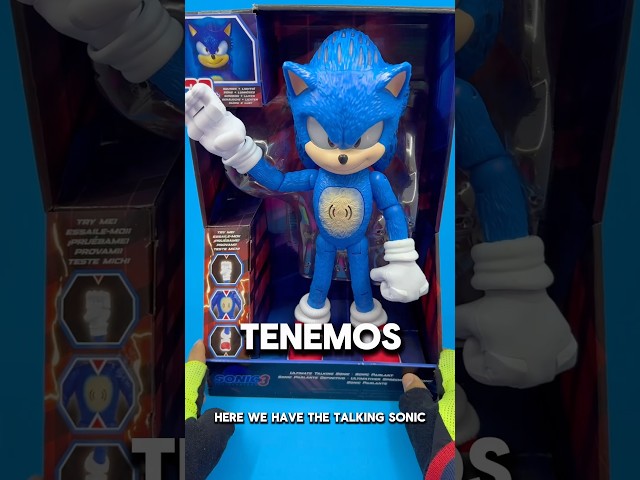 Vídeo relacionado con Sonic 3 la Película Figura Sonic de Jakks Pacific, Figura de Acción de 13 cm de Altura, 22 Puntos de Articulación, Incluye una Esmeralda como Accesorio, Recomendado para Mayores de 3 Años