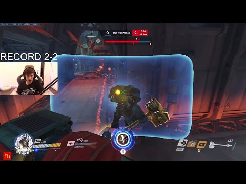 SUPER PRO REINHARDT GAMEPLAY OVERWATCH SEASON 33 TOP 500