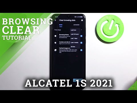 How to Clear Browsing Data in Alcatel 1S 2021  – Remove Browsing History