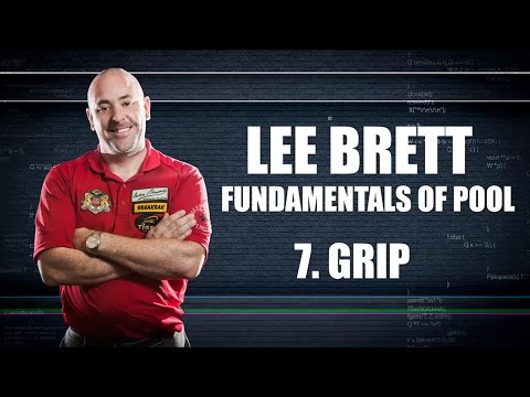 APA Lee Brett Billiard Instruction - Pool Lesson 7 - The Grip