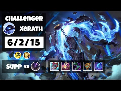 Xerath vs Alistar EU Challenger SUPPORT (6/2/15) - v11.6