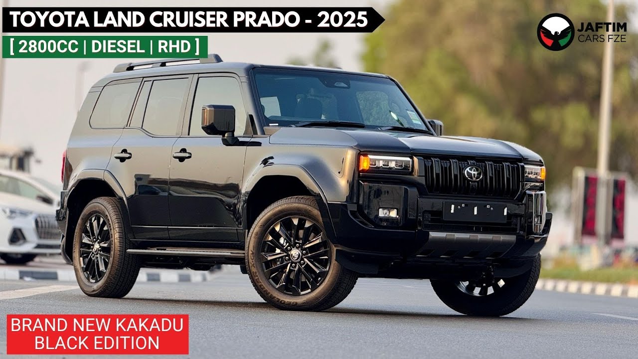 تويوتا برادو BRAND NEW KAKADU | BLACK EDITION | 2.8L DIESEL ENGINE | 360 VIEW CAMERA | AUTO | PREMIUM FEATURES video